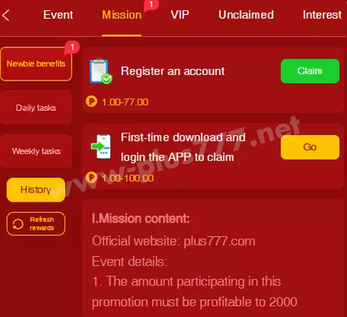 Claim Welcome Bonus